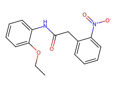 N-(2-ethoxyphenyl)-2-(2-nitrophenyl)acetamide structure