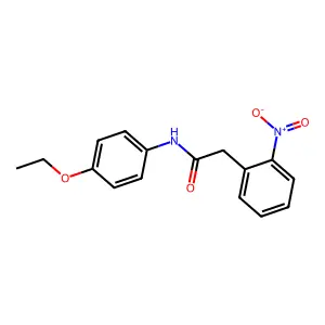 N-(4-ethoxyphenyl)-2-(2-nitrophenyl)acetamide structure