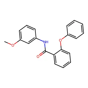 N-(3-methoxyphenyl)-2-phenoxybenzamide structure