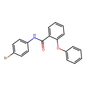 N-(4-bromophenyl)-2-phenoxybenzamide structure