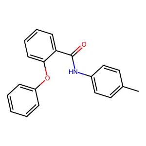 N-(4-methylphenyl)-2-phenoxybenzamide structure