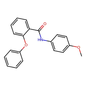 N-(4-methoxyphenyl)-2-phenoxybenzamide structure
