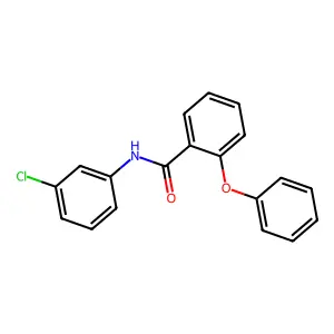 N-(3-chlorophenyl)-2-phenoxybenzamide structure