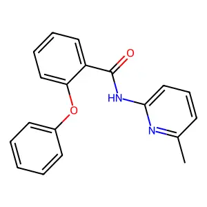 N-(6-甲基吡啶-2-基)-2-苯氧基苯甲酰胺 structure