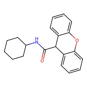N-环己基-9H-呫吨-9-甲酰胺 structure
