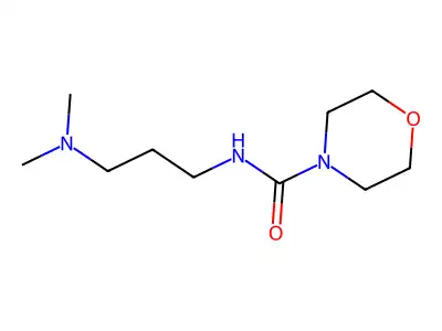N-[3-(dimethylamino)propyl]morpholine-4-carboxamide structure