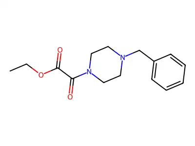 Ethyl (4-benzylpiperazin-1-yl)(oxo)acetate structure