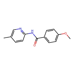 4-methoxy-N-(5-methylpyridin-2-yl)benzamide structure