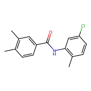 N-(5-chloro-2-methylphenyl)-3,4-dimethylbenzamide structure