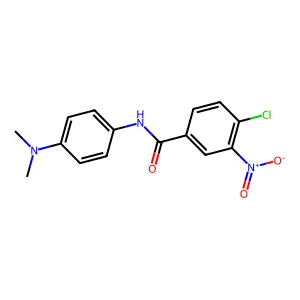 4-chloro-N-[4-(dimethylamino)phenyl]-3-nitrobenzamide structure