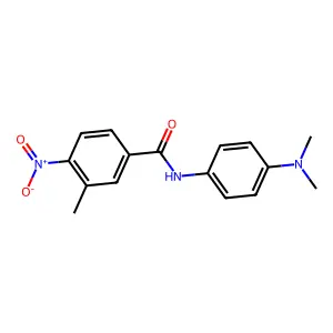 N-[4-(dimethylamino)phenyl]-3-methyl-4-nitrobenzamide structure