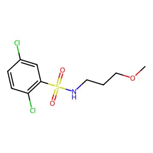2,5-dichloro-N-(3-methoxypropyl)benzenesulfonamide structure