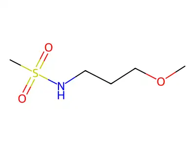 N-(3-methoxypropyl)methanesulfonamide structure