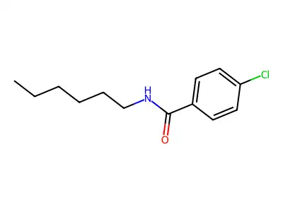 4-chloro-N-hexylbenzamide structure
