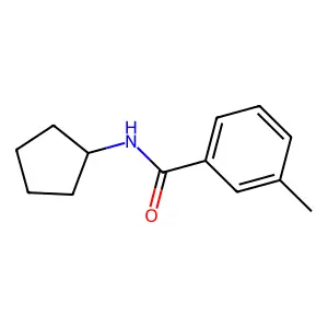 N-cyclopentyl-3-methylbenzamide structure