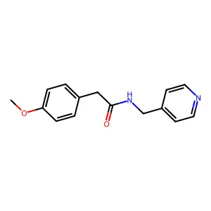 2-(4-methoxyphenyl)-N-(pyridin-4-ylmethyl)acetamide structure