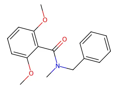 2,6-Dimethoxy-N-methyl-N-(phenylmethyl)benzamide structure