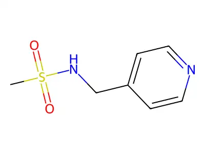 N-(pyridin-4-ylmethyl)methanesulfonamide structure