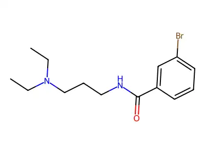 3-bromo-N-[3-(diethylamino)propyl]benzamide structure