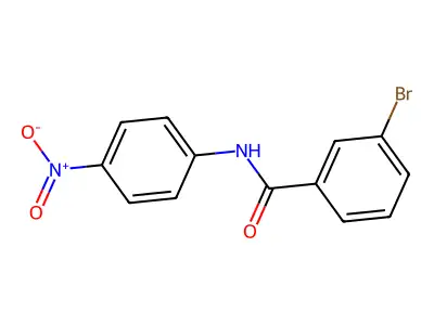 3-bromo-N-(4-nitrophenyl)benzamide structure