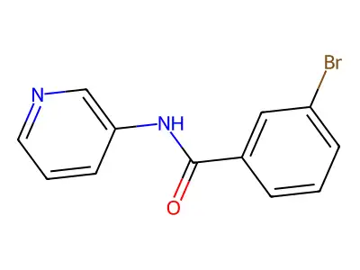 3-bromo-N-(pyridin-3-yl)benzamide structure