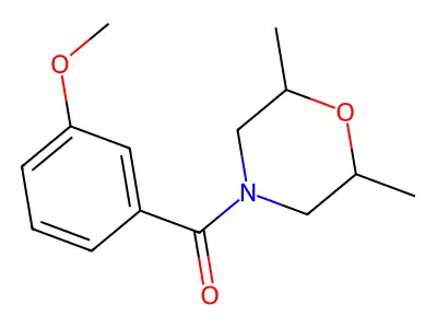 2,6-Dimethylmorpholin-4-yl 3-methoxyphenyl ketone structure