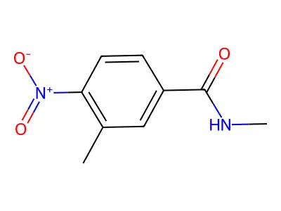 N,3-dimethyl-4-nitrobenzamide structure