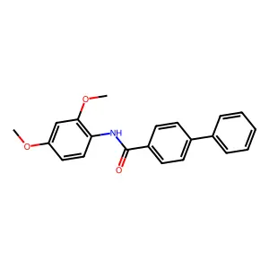 N-(2,4-Dimethoxyphenyl)[1,1'-biphenyl]-4-carboxamide structure