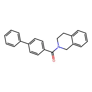 3,4-dihydro-1H-isoquinolin-2-yl-(4-phenylphenyl)methanone structure