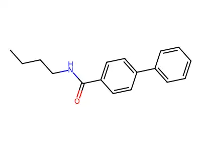 Biphenyl-4-carboxylic acid butylamide structure