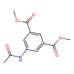 Dimethyl 5-(acetylamino)isophthalate structure