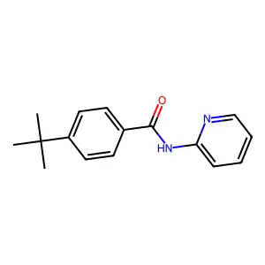 4-tert-butyl-N-pyridin-2-ylbenzamide structure