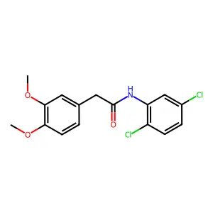 N-(2,5-dichlorophenyl)-2-(3,4-dimethoxyphenyl)acetamide structure