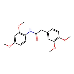 N-(2,4-dimethoxyphenyl)-2-(3,4-dimethoxyphenyl)acetamide structure