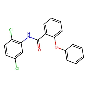 N-(2,5-dichlorophenyl)-2-phenoxybenzamide structure