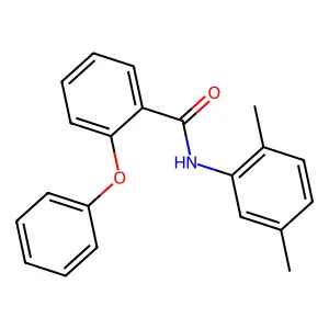 N-(2,5-dimethylphenyl)-2-phenoxybenzamide structure