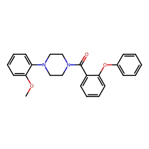 [4-(2-Methoxyphenyl)piperazin-1-yl](2-phenoxyphenyl)methanone structure