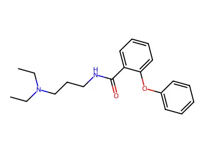 N-[3-(diethylamino)propyl]-2-phenoxybenzamide structure