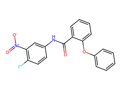 N-(4-fluoro-3-nitrophenyl)-2-phenoxybenzamide structure
