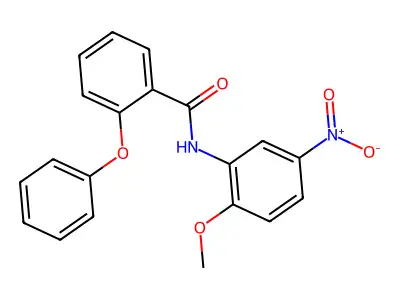 N-(2-methoxy-5-nitrophenyl)-2-phenoxybenzamide structure