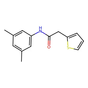 N-(3,5-二甲基苯基)-2-(噻吩-2-基)乙酰胺 structure