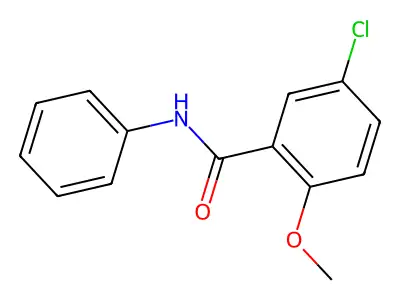 5-chloro-2-methoxy-N-phenylbenzamide structure