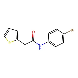 N-(4-溴苯基)-2-(2-噻吩基)乙酰胺 structure