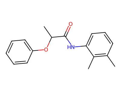 N-(2,3-dimethylphenyl)-2-phenoxypropanamide structure
