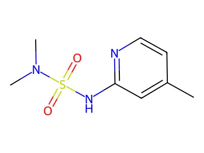 2-(Dimethylsulfamoylamino)-4-methylpyridine structure