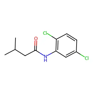 N-(2,5-dichlorophenyl)-3-methylbutanamide structure