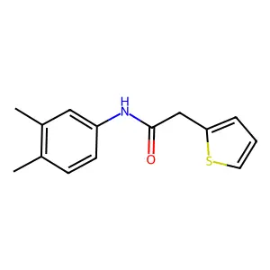 N-(3,4-二甲基苯基)-2-硫代phen-2-yl乙酰胺 structure