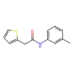 N-(3-甲基苯基)-2-(2-噻吩基)乙酰胺 structure