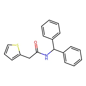 N-(二苯甲基)-2-(噻吩-2-基)乙酰胺 structure