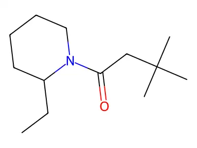 1-(2-Ethylpiperidin-1-yl)-3,3-dimethylbutan-1-one structure